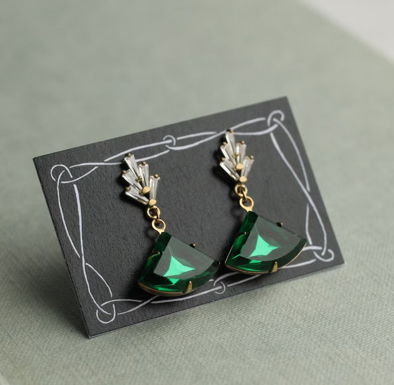 Simple Mint Green Drop Earrings - Pale Green Bridesmaids Gifts – Anna King  Jewellery